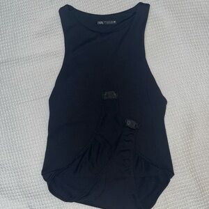Zara Black High Neck Bodysuit